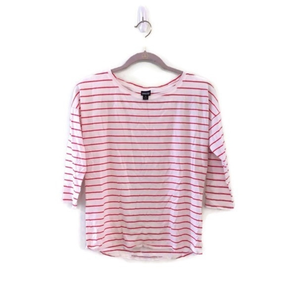 PATAGONIA Shallow seas crewneck 3/4 sleeve t-shirt